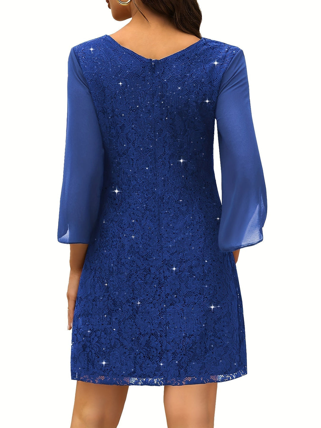 Madeleine – Elegant Lace Midi Dress