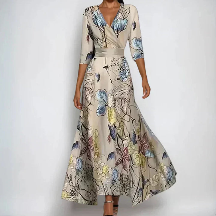 Emily – Elegant Floral Dress