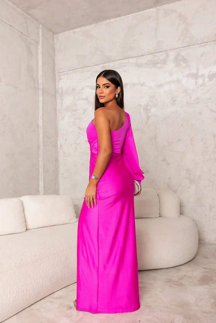 Valentina – One-Shoulder Evening Maxi Dress