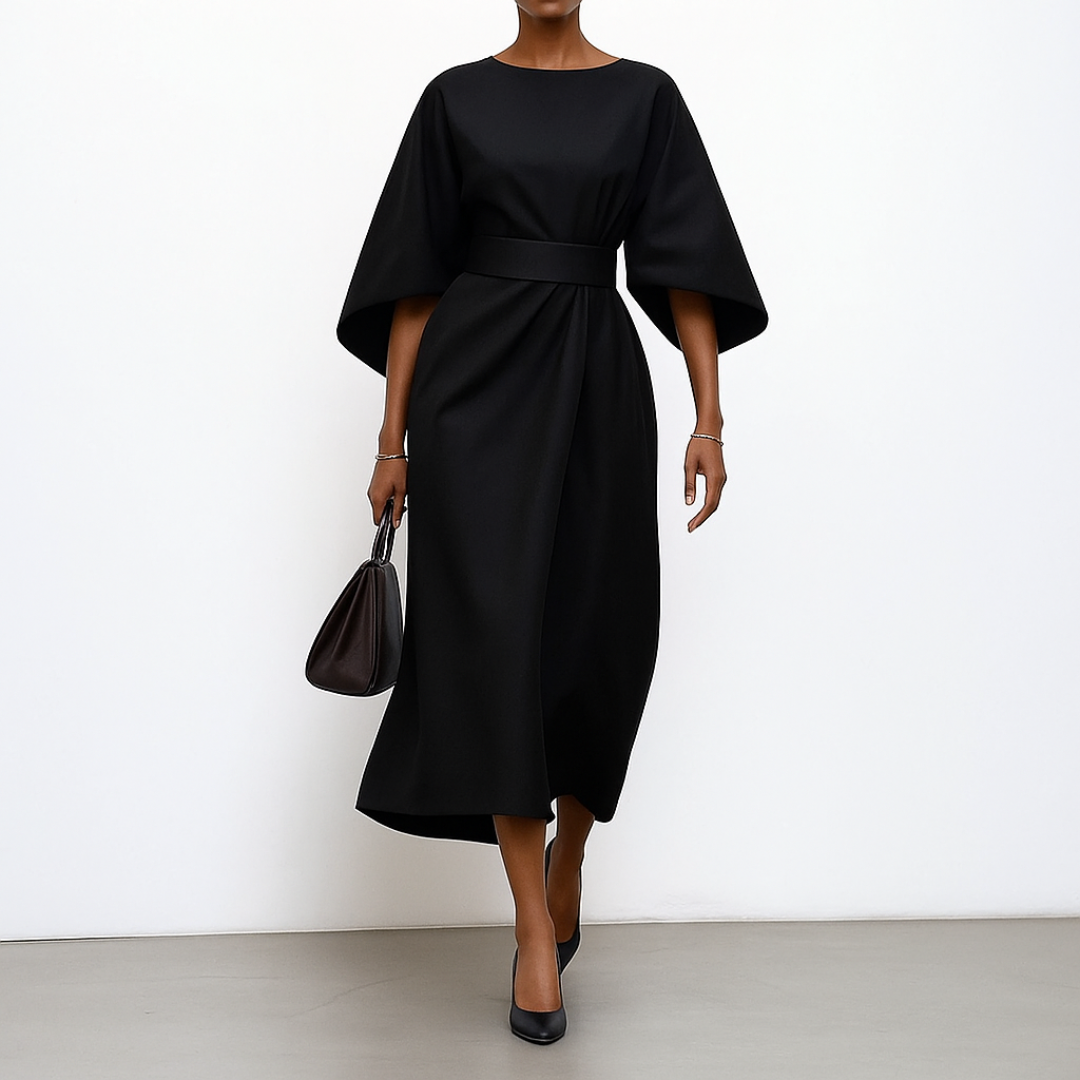Luna | Batwing Sleeve Maxi Dress