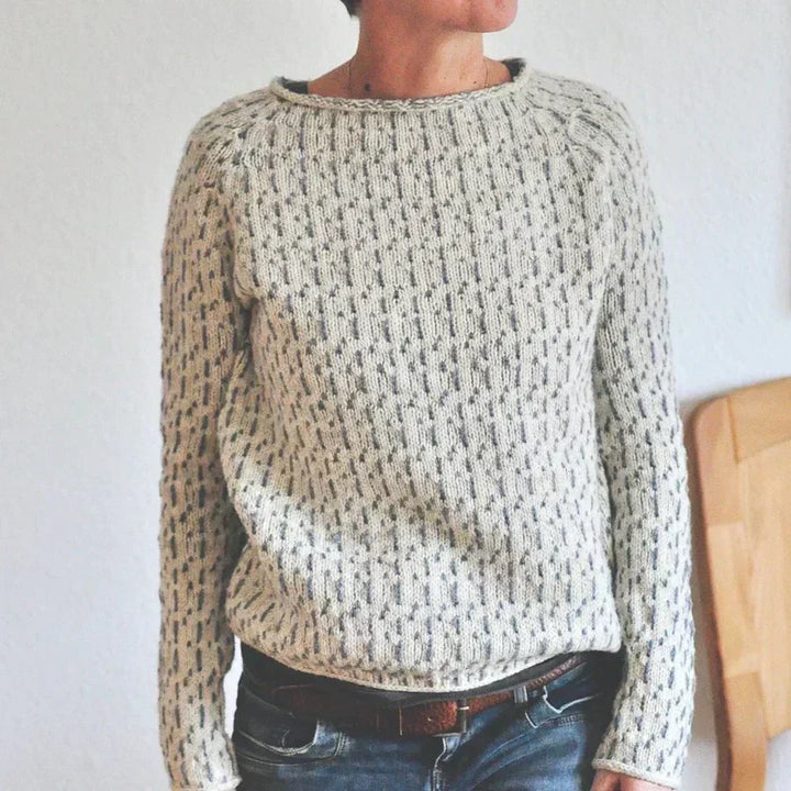 KRISTINE – COZY TEXTURED KNIT SWEATER