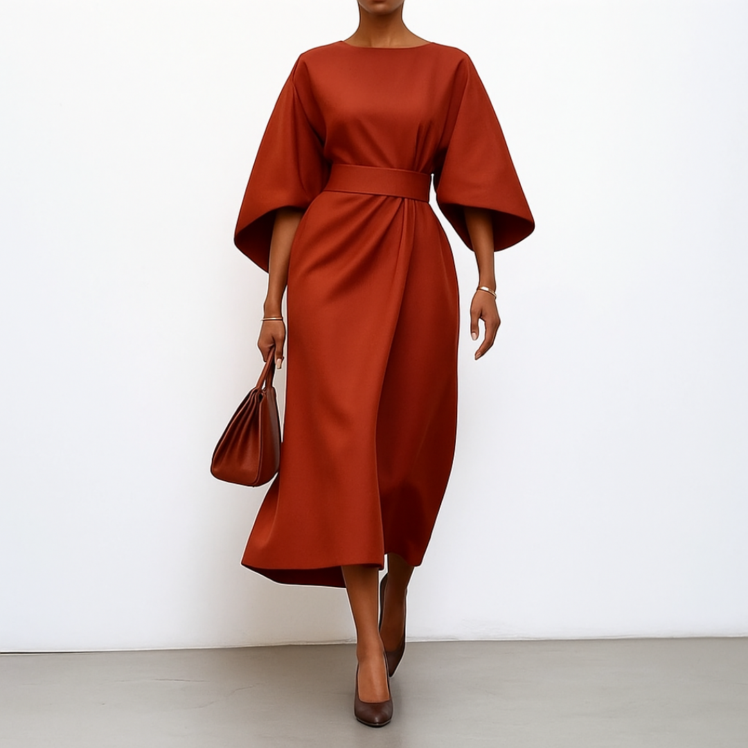 Luna | Batwing Sleeve Maxi Dress