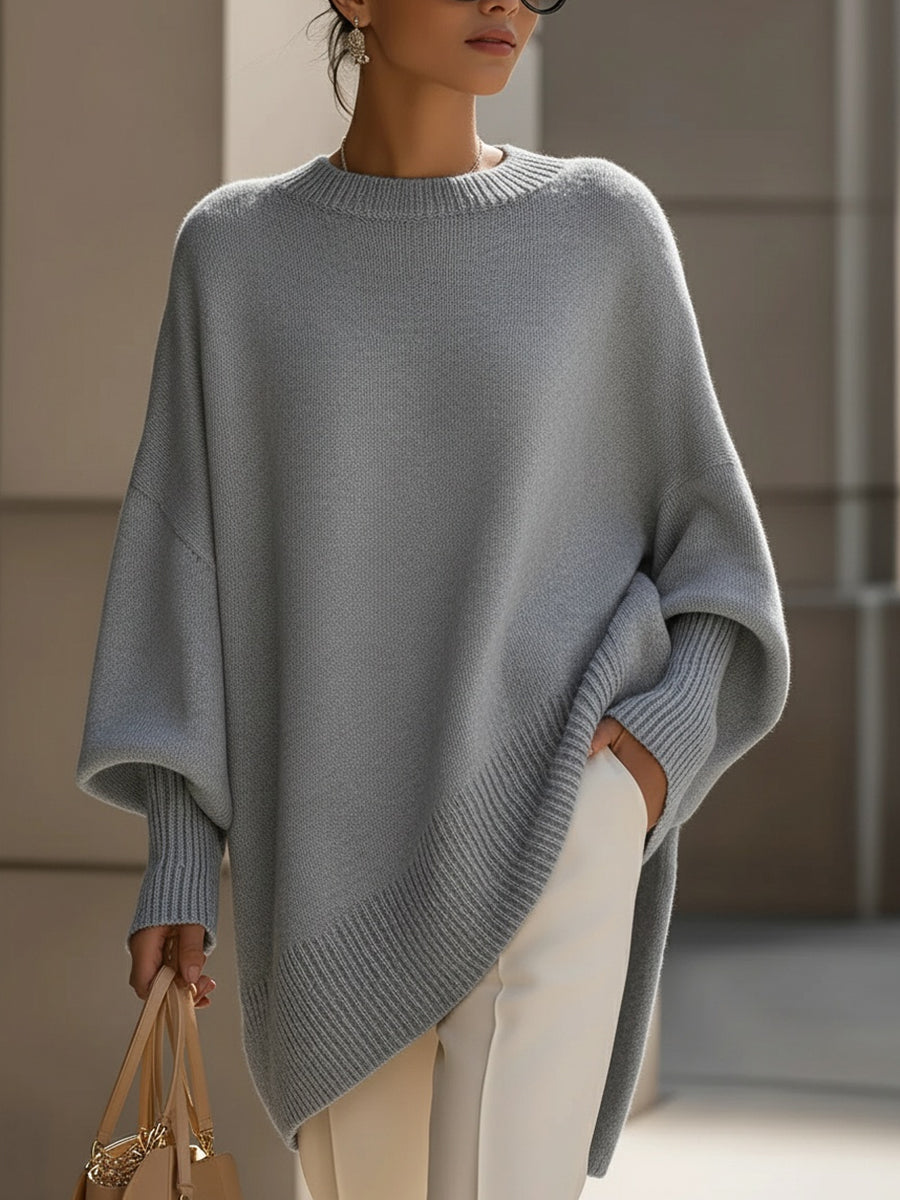 Aster | Oversized Poncho Sweater