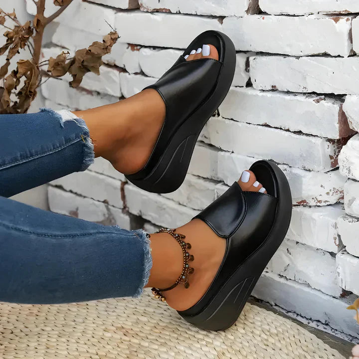Eliza™ – Orthopedic Slip-on Wedge Sandals