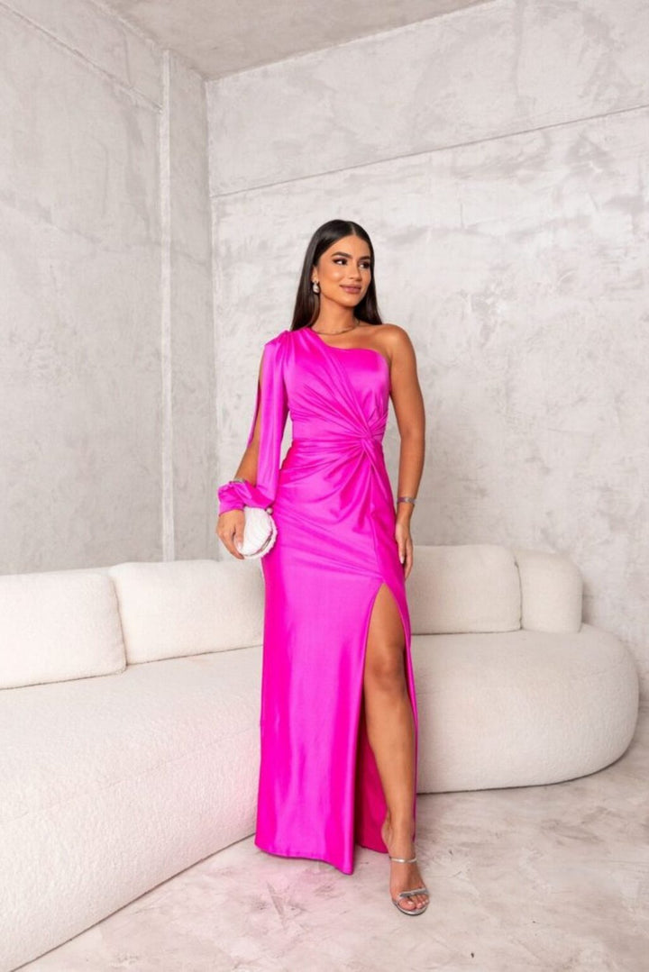 Valentina – One-Shoulder Evening Maxi Dress