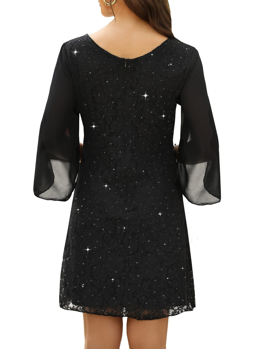 Madeleine – Elegant Lace Midi Dress