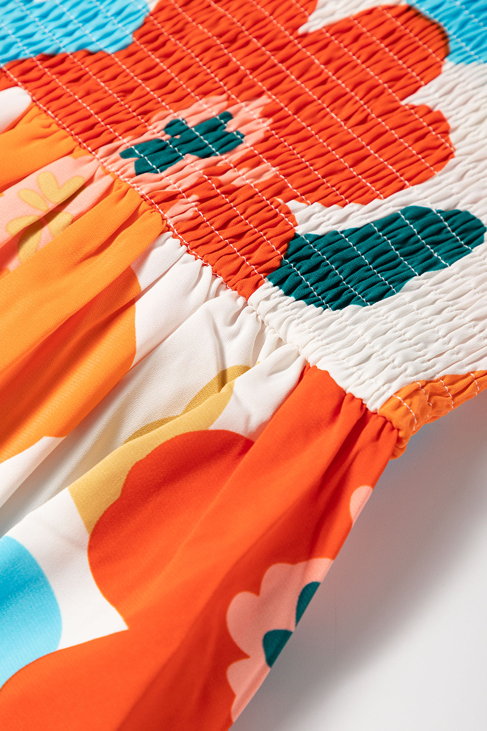 Floral Self Tied Straps Maxi Dresses