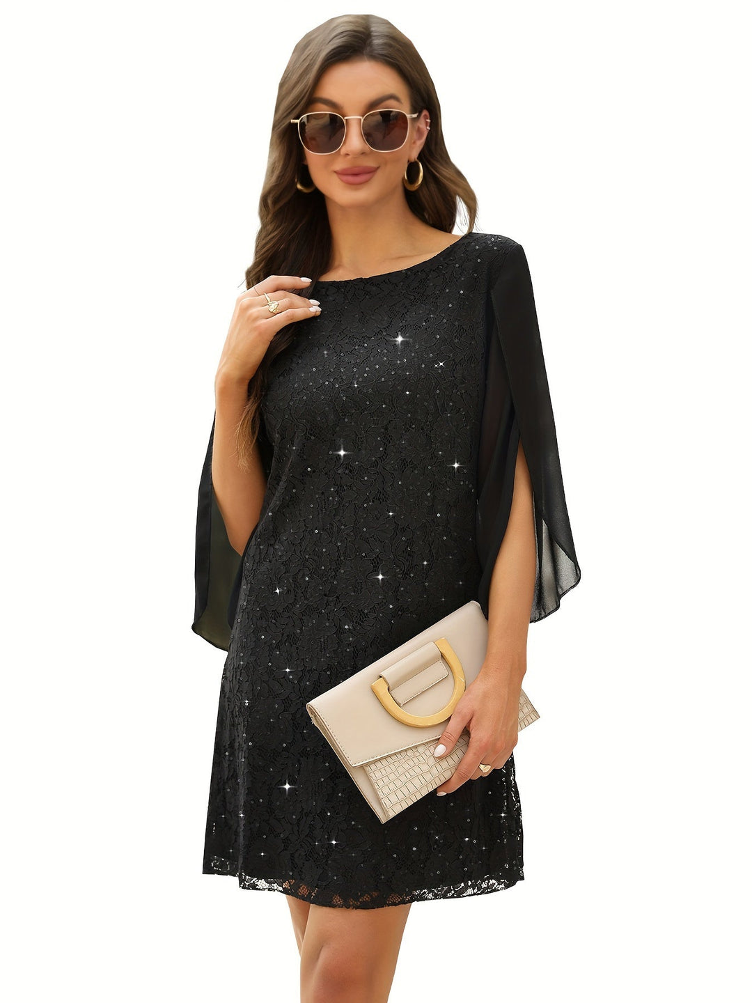 Madeleine – Elegant Lace Midi Dress