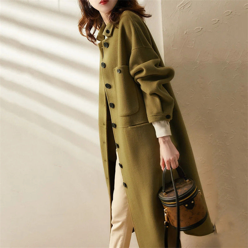 Liv | Stylish Long Trench Coat for Women – Winter