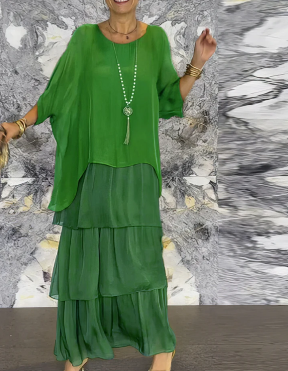 Celeste | Elegant Flowing Maxi Dress