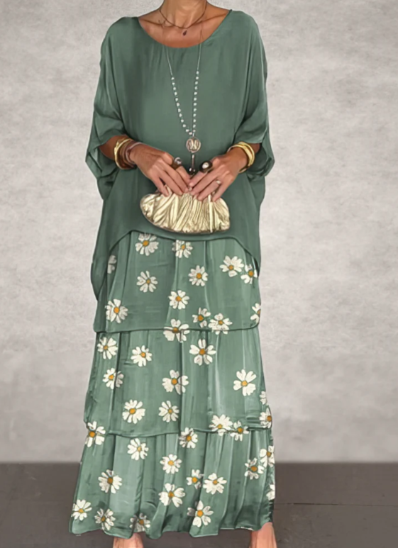 Celeste | Elegant Flowing Maxi Dress