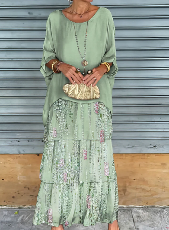 Celeste | Elegant Flowing Maxi Dress