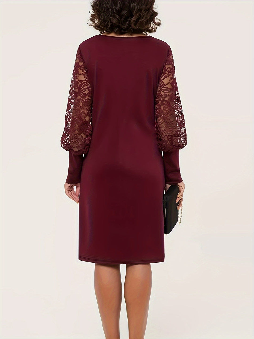 Marielle – Elegant Lace Midi Dress