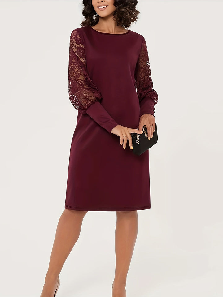 Marielle – Elegant Lace Midi Dress
