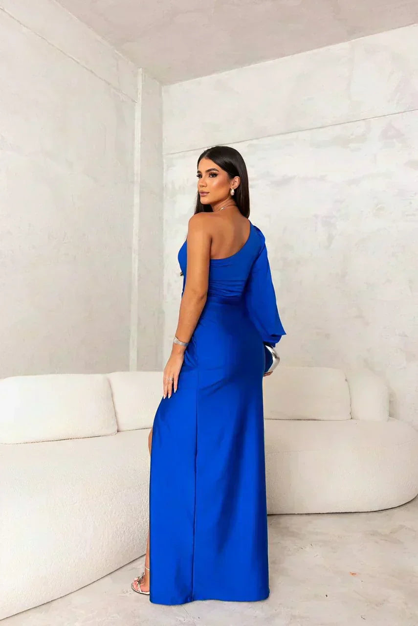 Valentina – One-Shoulder Evening Maxi Dress