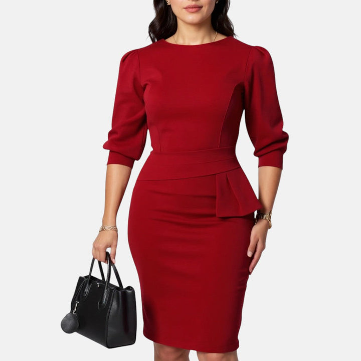 Marcella - Sculpted Elegance Dress